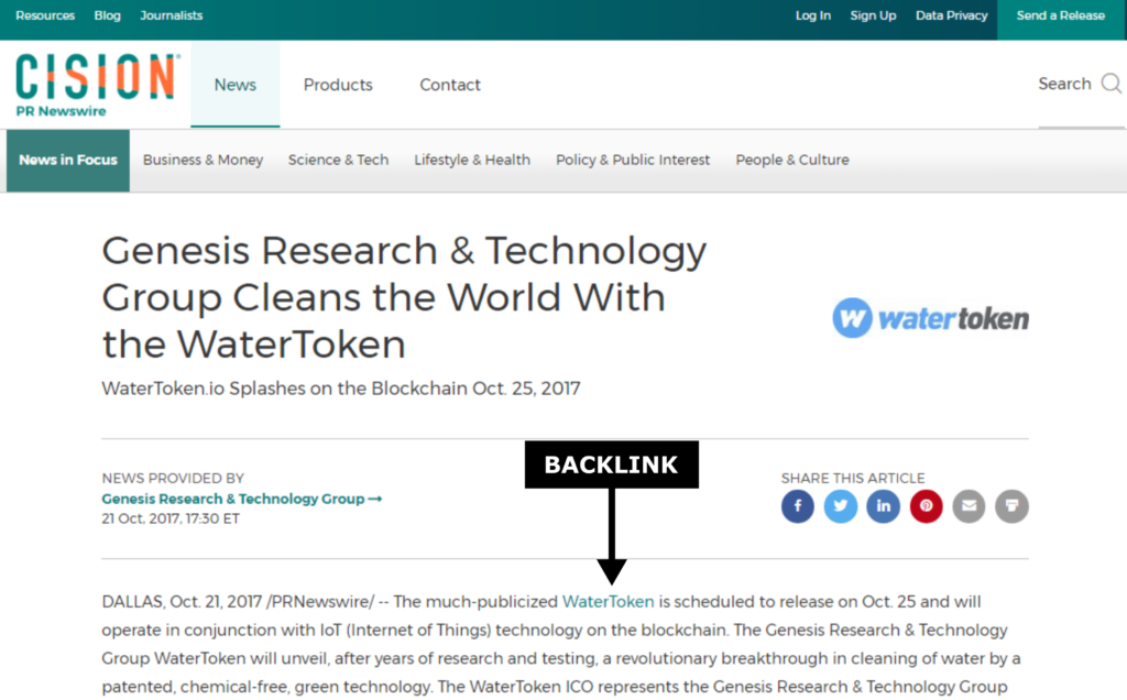 What are backlinks?